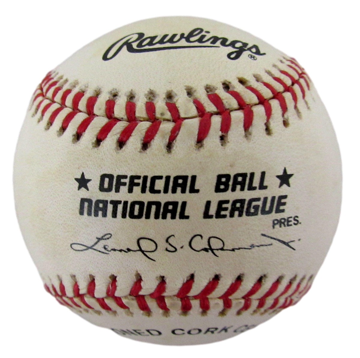 Warren Spahn HOF Signed/Inscribed ONL Baseball Braves Upper Deck 213273
