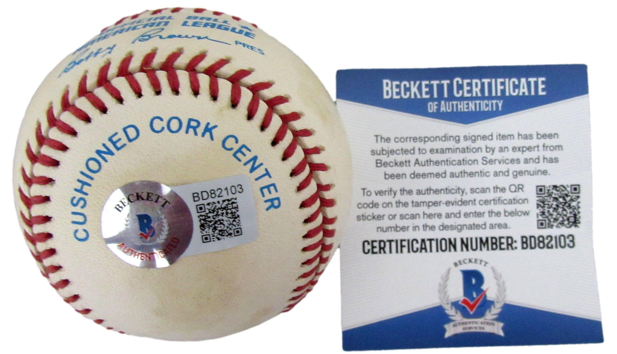 Ted Turner Signed/Autographed OAL Baseball Atlanta Braves Beckett 213275