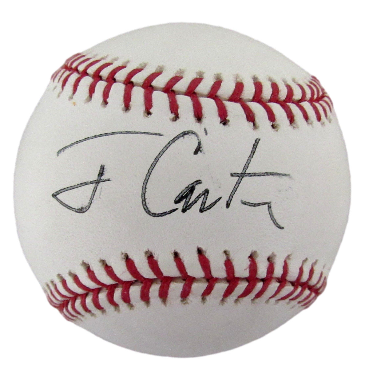 Jimmy Carter U.S. President Signed/Autographed OML Baseball JSA 213277