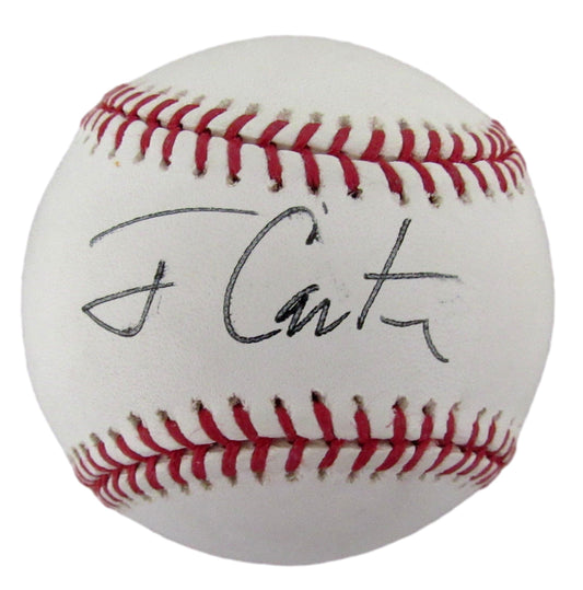 Jimmy Carter U.S. President Signed/Autographed OML Baseball JSA 213277