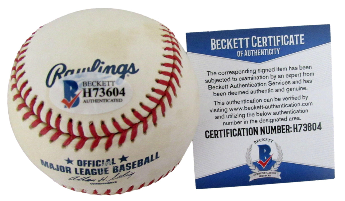 Tom Seaver HOF Signed/Autographed OML Baseball New York Mets Beckett 213279
