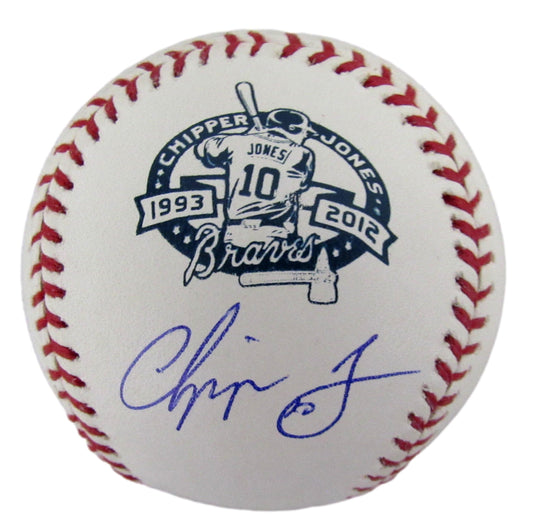 Chipper Jones HOF Signed/Autographed OML Baseball Atlanta Braves JSA 213283