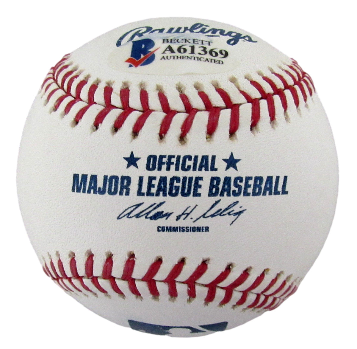 Vin Scully HOF Signed/Autographed OML Baseball LA Dodgers Beckett 213285