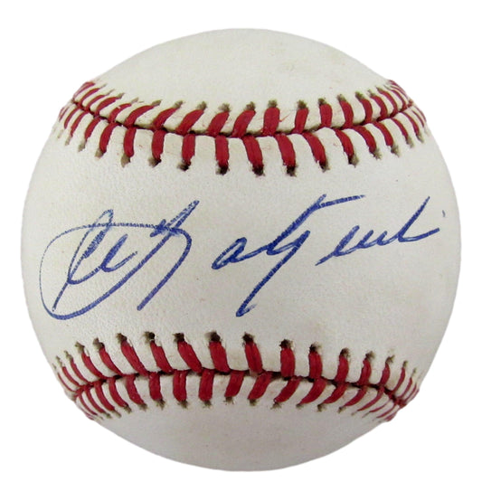 Carl Yastrzemski HOF Signed/Autographed OAL Baseball Boston Red Sox JSA 213286
