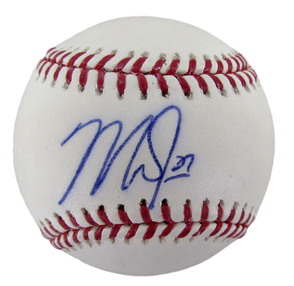 Mike Trout Signed/Autographed OML Baseball Los Angeles Angels Beckett 213291