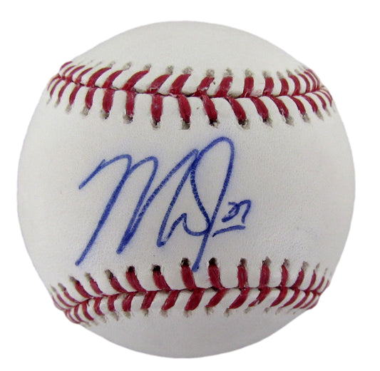 Mike Trout Signed/Autographed OML Baseball Los Angeles Angels Beckett 213291