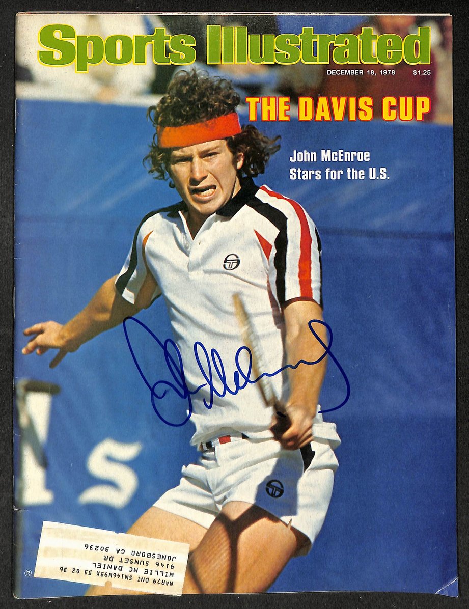 John McEnroe Signed/Autographed 1978 Sports Illustrated Magazine JSA 214987