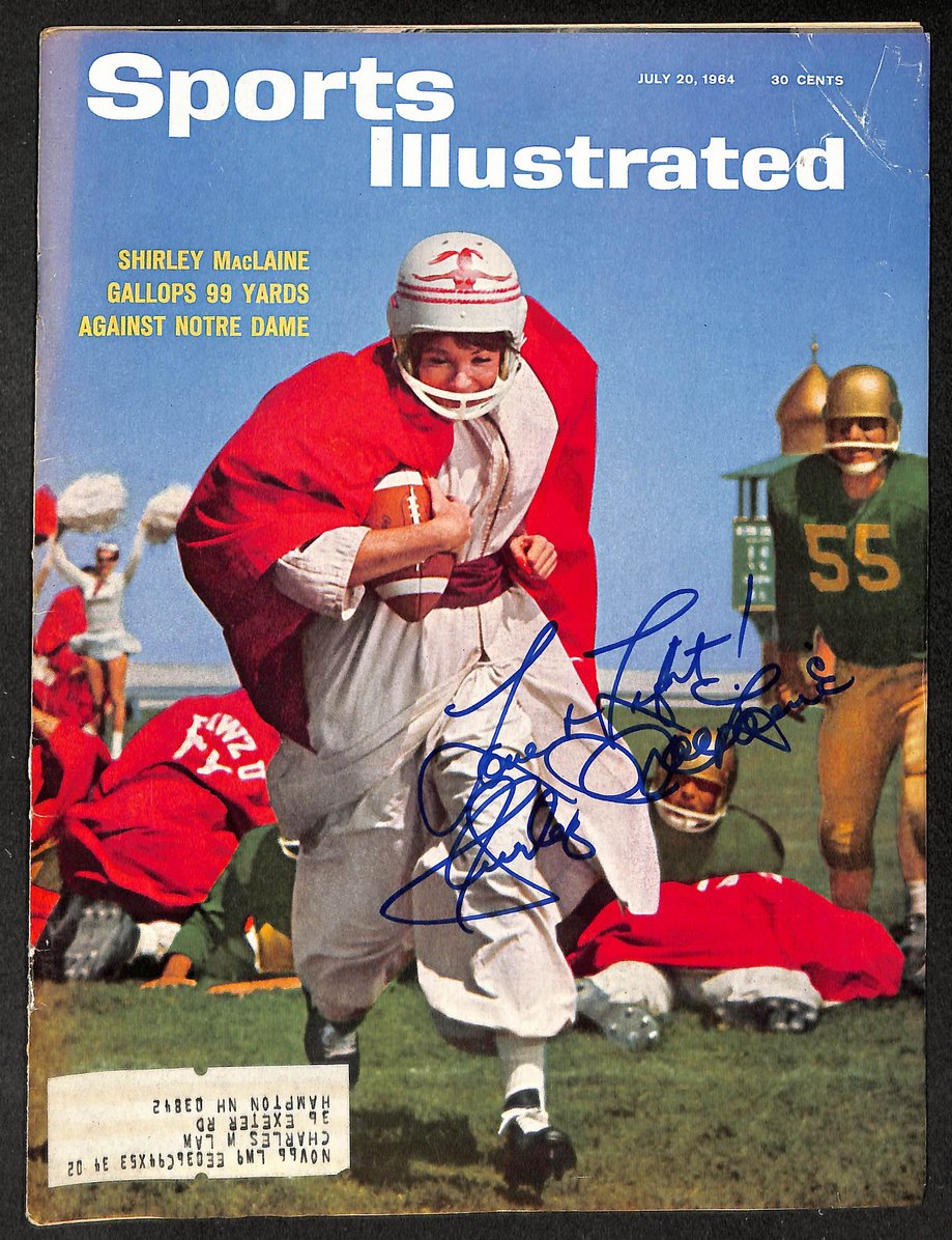 Shirley MacLaine Signed/Autographed 1964 Sports Illustrated Magazine JSA 214990