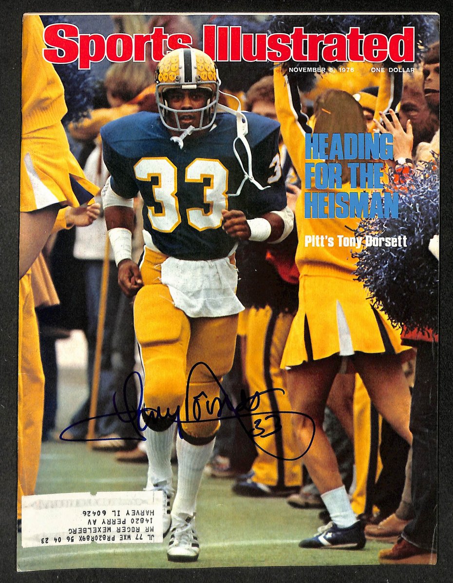 Tony Dorsett Signed/Autographed 1976 Sports Illustrated Magazine JSA 214999