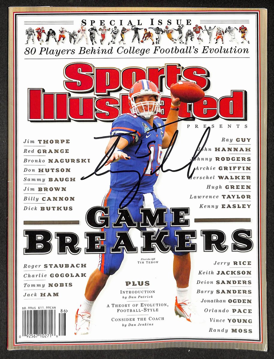 Tim Tebow Signed/Auto Special Issue Sports Illustrated Magazine JSA 215004
