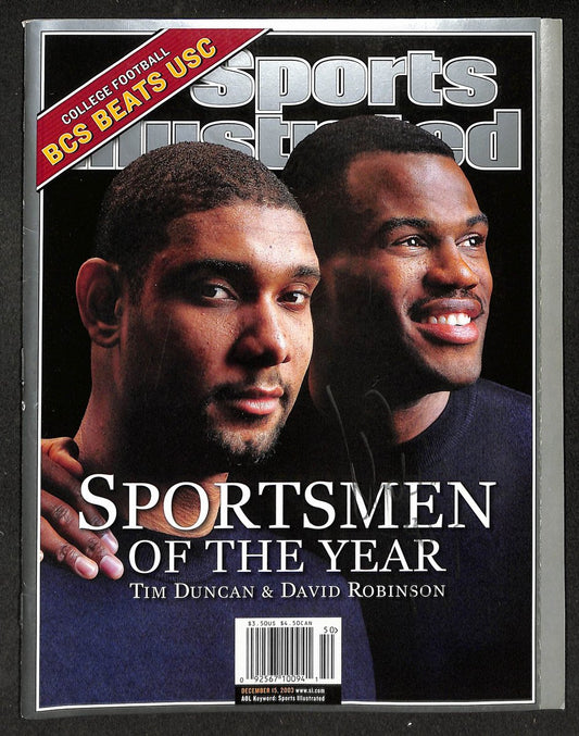David Robinson HOF Signed/Auto 2003 Sports Illustrated Magazine JSA 215007