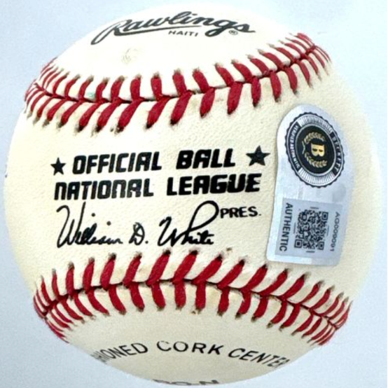 Hank Aaron/Sadahara Oh Dual-Signed/Autographed ONL Baseball Beckett 213299