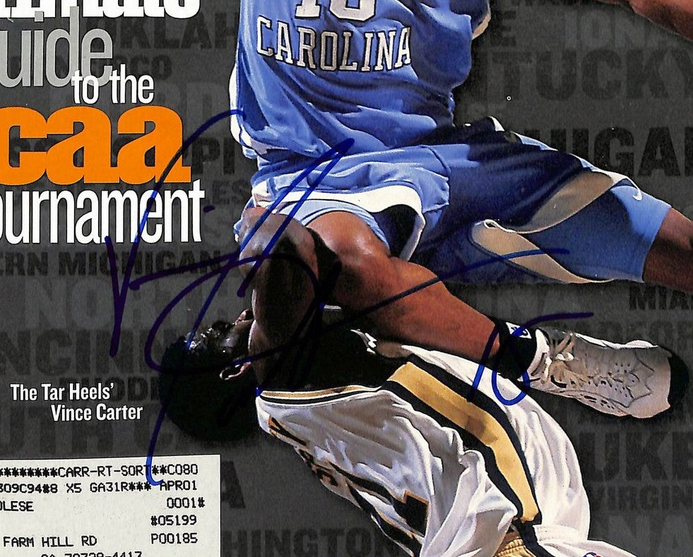 Vince Carter Signed 1998 Sports Illustrated 1st Cover Regional JSA 215018