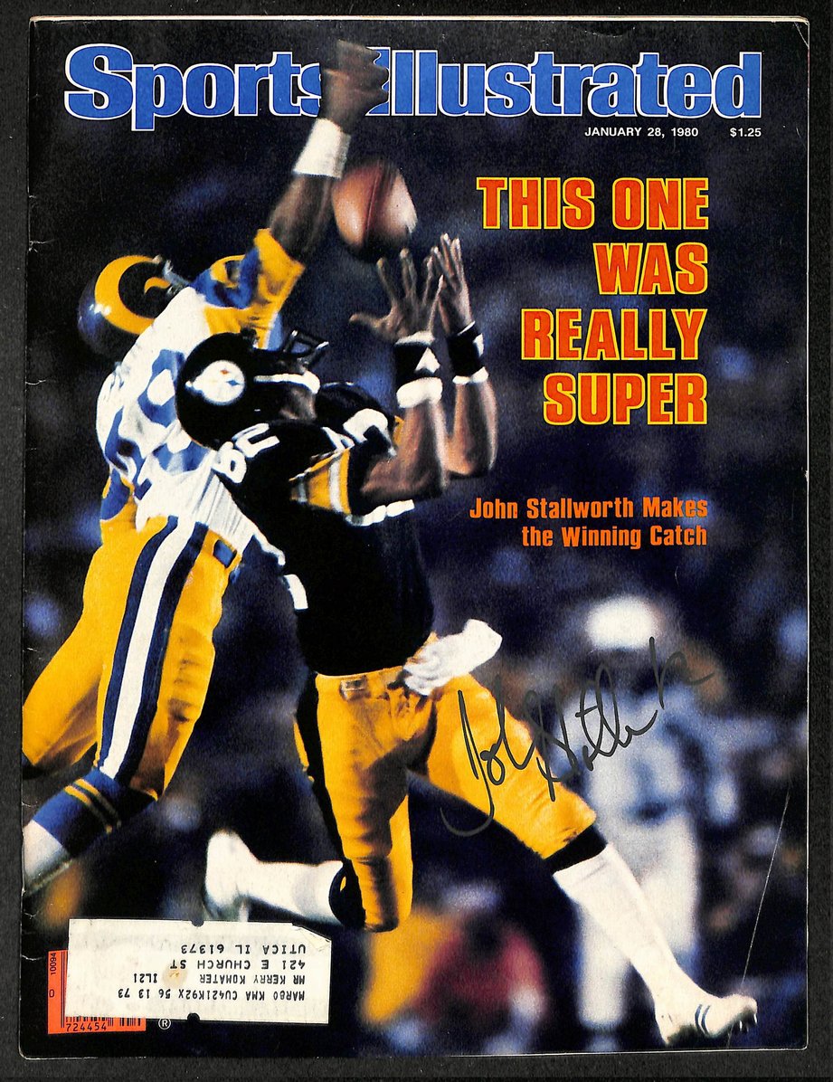 John Stallworth HOF Signed 1980 Sports Illustrated Magazine JSA 215023