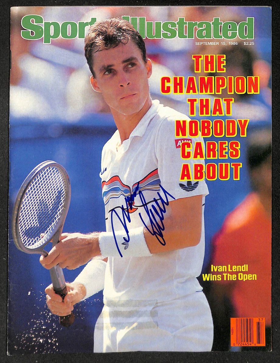 Ivan Lendl Signed/Autographed 1986 Sports Illustrated Magazine JSA 215027