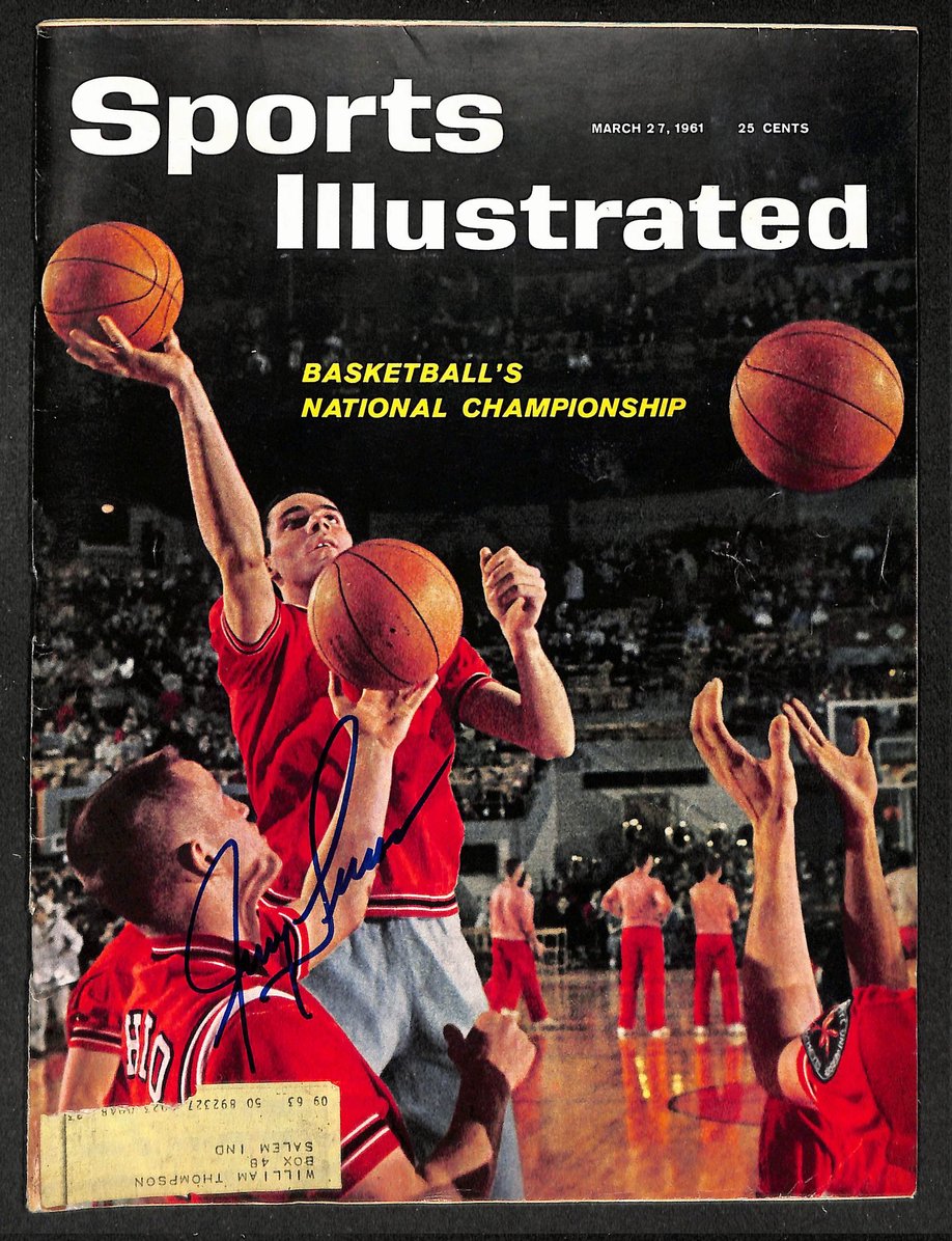 Jerry Lucas Signed/Autographed 1961 Sports Illustrated Magazine JSA 215028