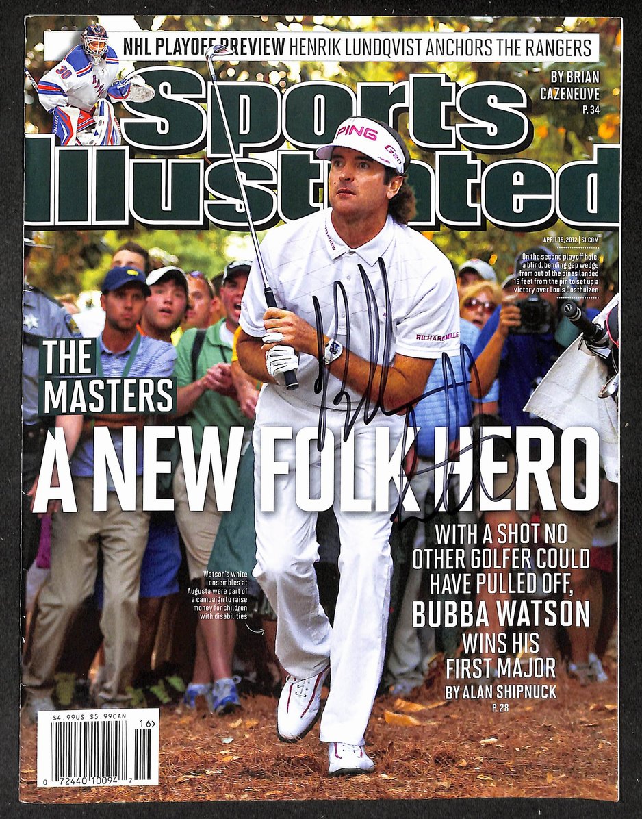 Bubba Watson Signed/Autographed 2012 Sports Illustrated Magazine JSA 215031