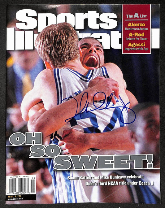 Mike Dunleavy Jr. Signed/Autographed 2001 Sports Illustrated Magazine JSA 215032
