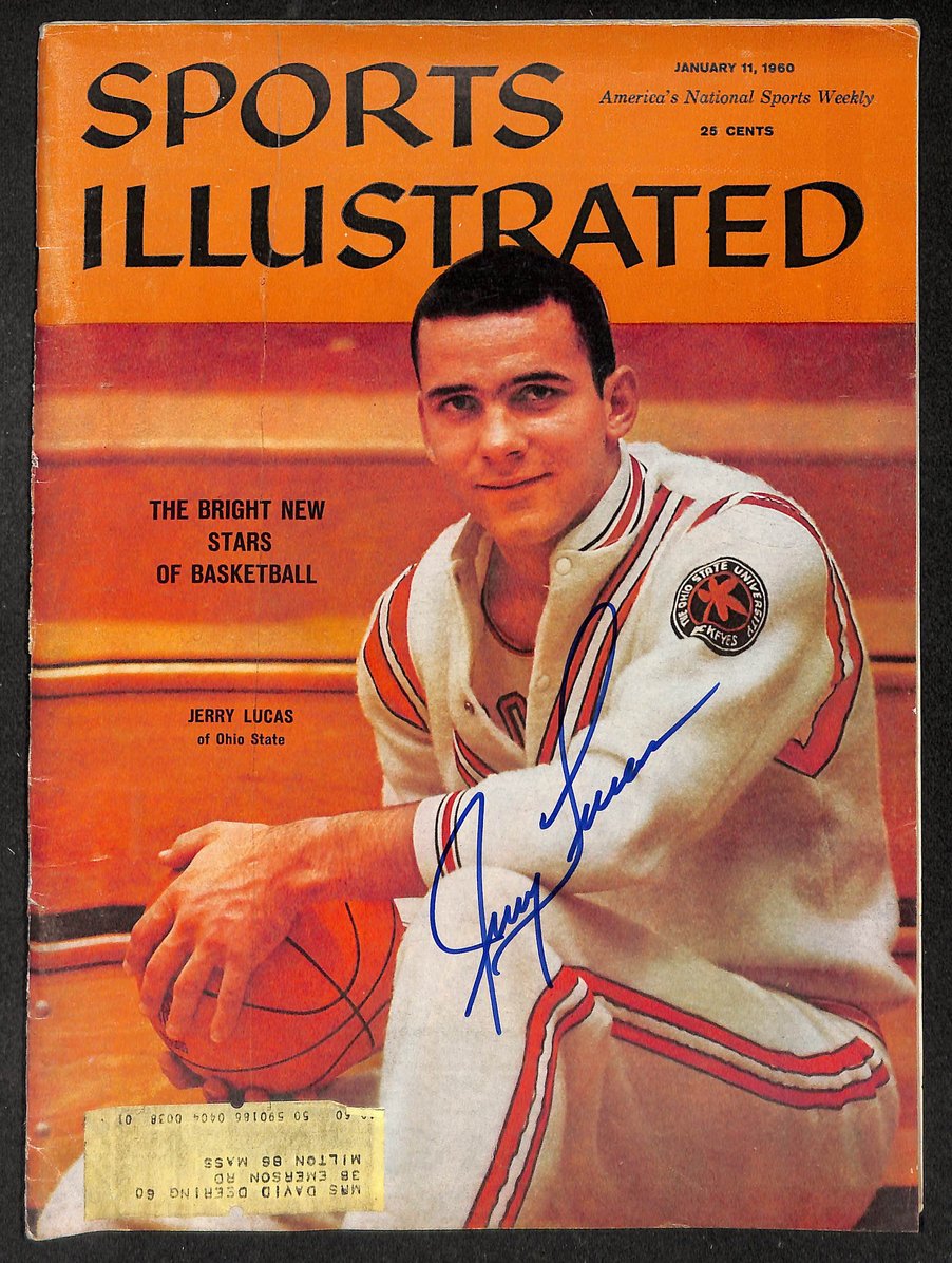 Jerry Lucas Signed/Autographed 1960 Sports Illustrated Magazine JSA 215035