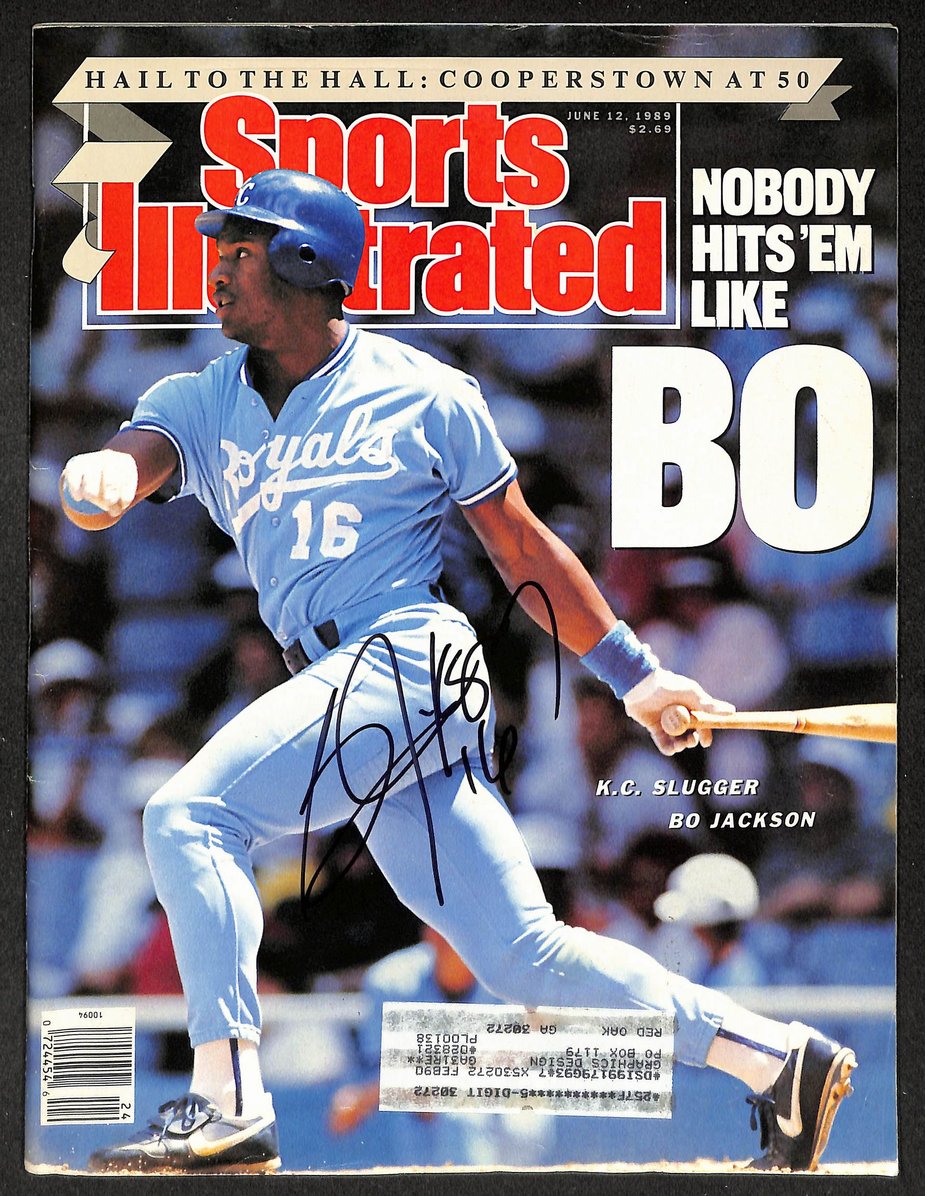 Bo Jackson Signed/Autographed 1989 Sports Illustrated Magazine JSA 215050