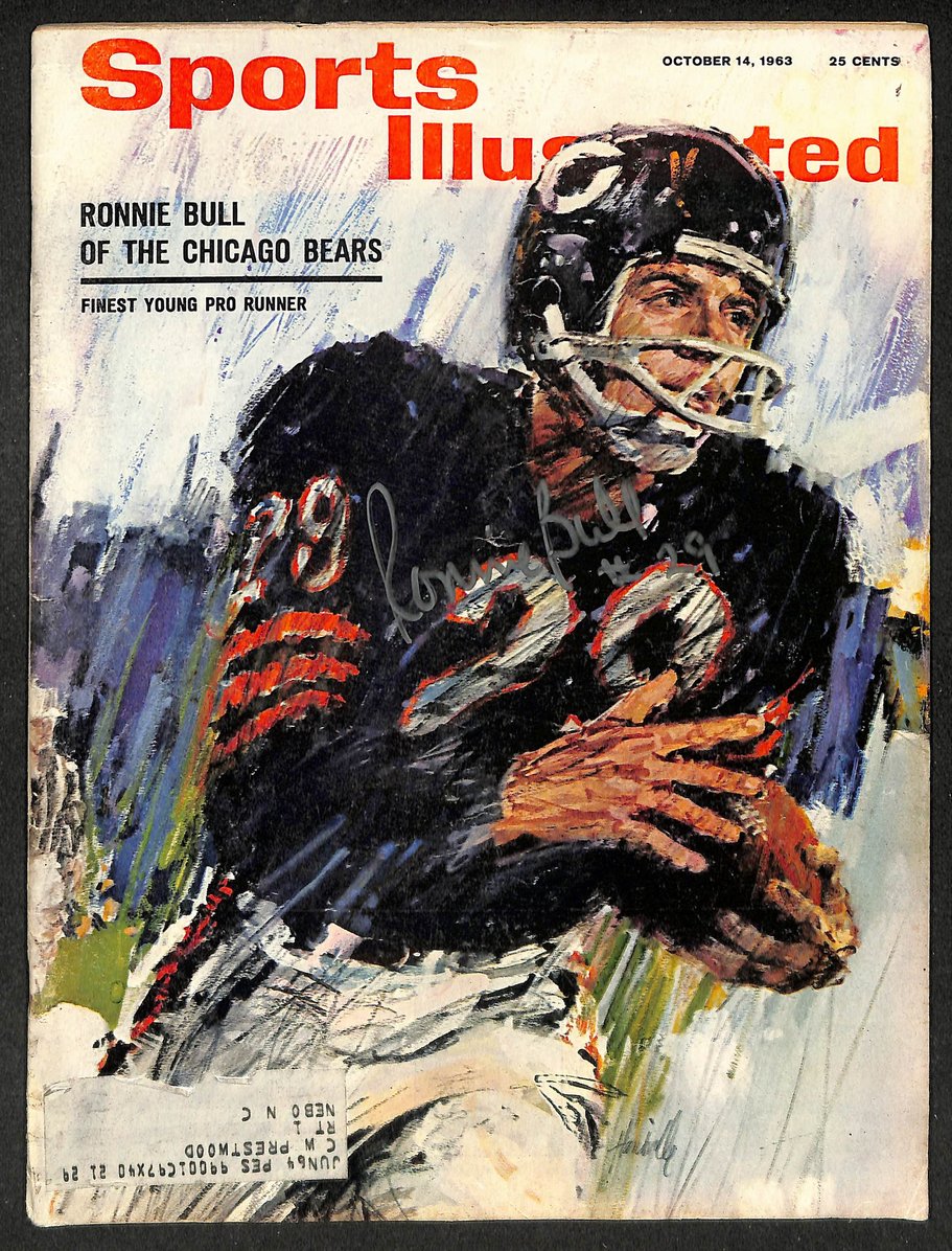 Ronnie Bull Signed/Autographed 1963 Sports Illustrated Magazine JSA 215059