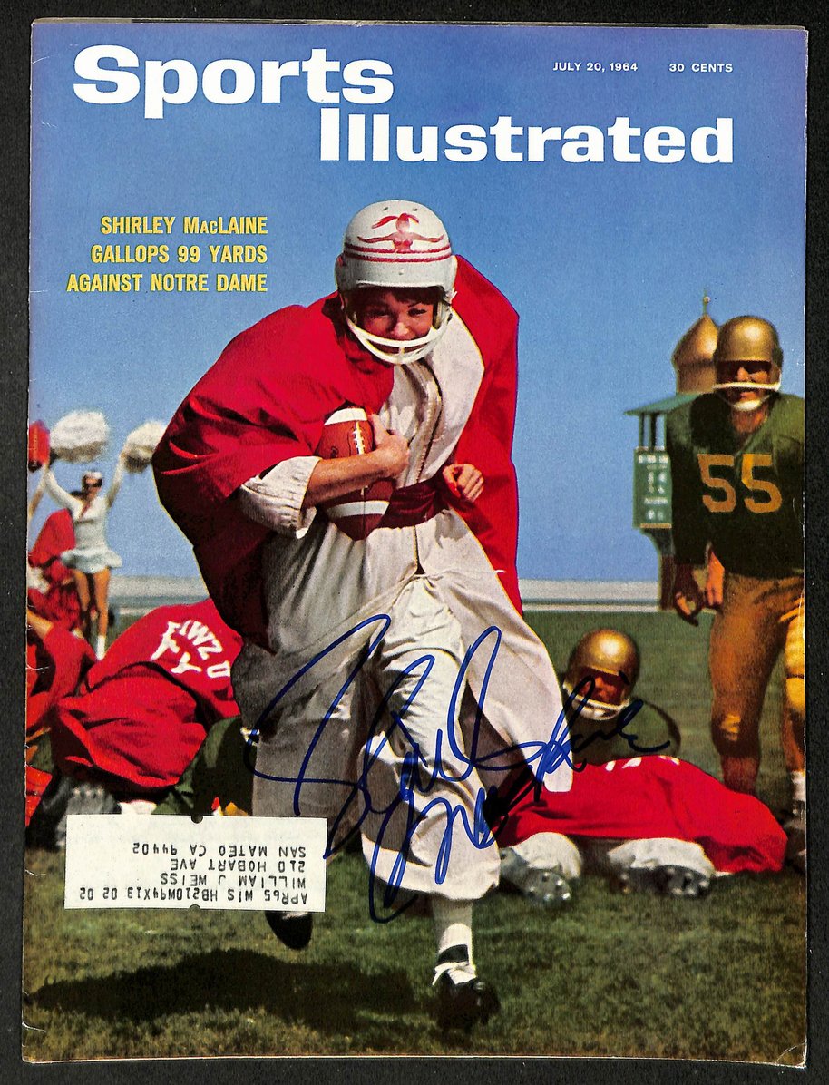 Shirley MacLaine Signed/Autographed 1964 Sports Illustrated Magazine JSA 215069