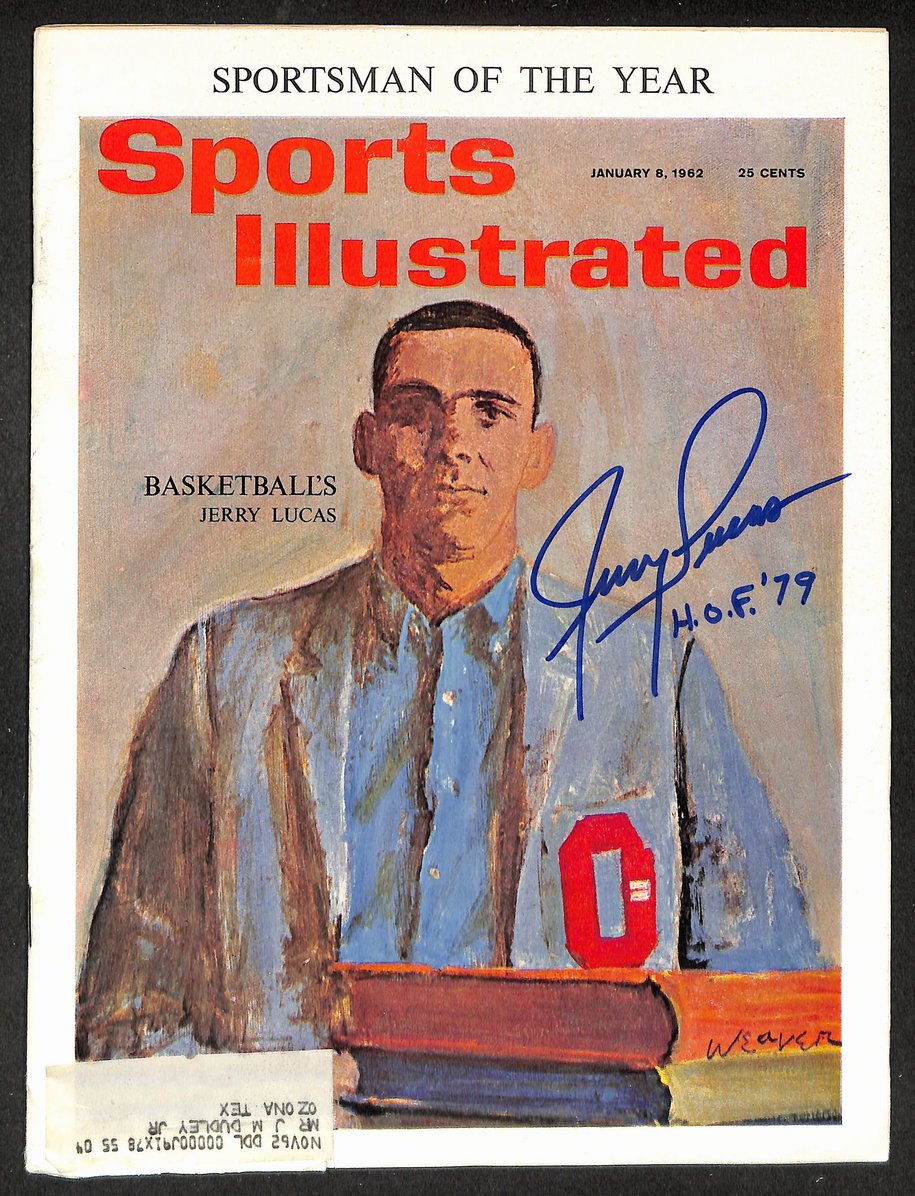 Jerry Lucas HOF Signed/Autographed 1962 Sports Illustrated Magazine JSA 215072