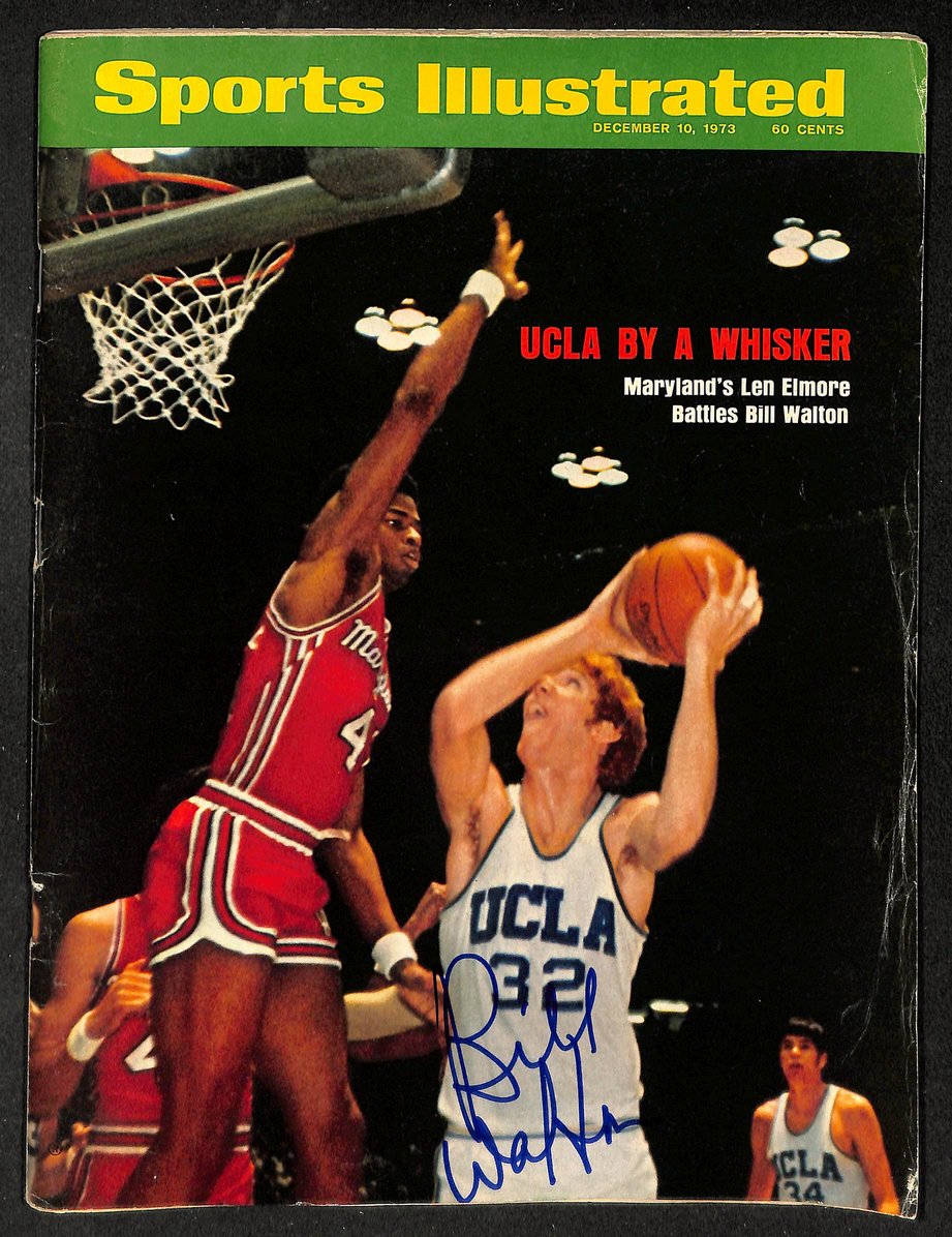Bill Walton Signed/Autographed 1973 Sports Illustrated No Label JSA 215073