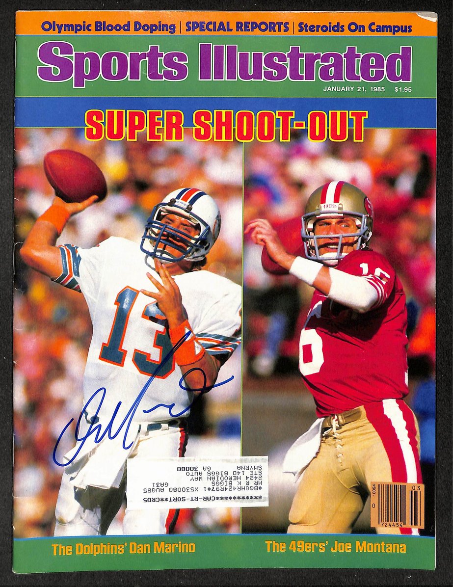 Dan Marino HOF Signed/Autographed 1985 Sports Illustrated Magazine JSA 215074