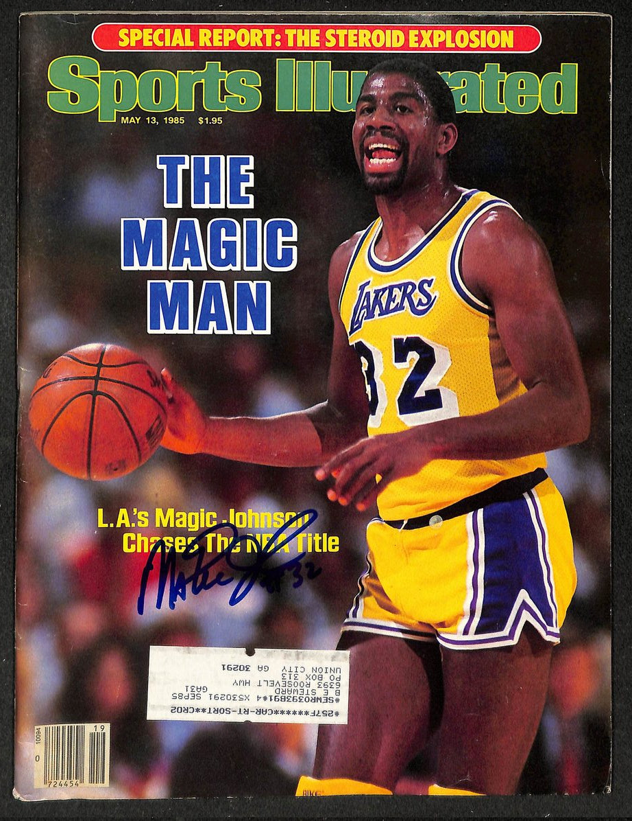 Magic Johnson HOF Signed/Autographed 1985 Sports Illustrated Magazine JSA 215079