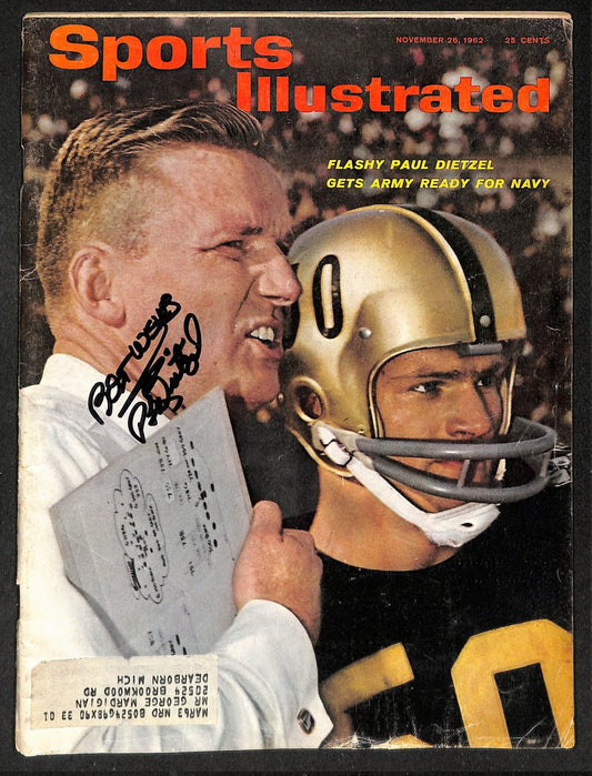 Paul Dietzel Signed/Autographed 1962 Sports Illustrated Magazine JSA 215085