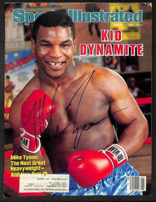 Mike Tyson Signed/Autographed 1986 Sports Illustrated Magazine JSA 215091