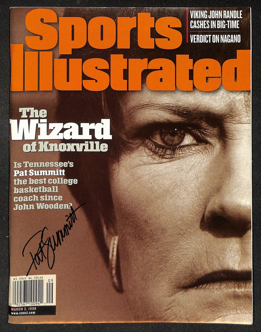 Pat Summitt Signed/Autographed 1998 Sports Illustrated No Label JSA 215102