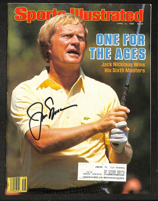 Jack Nicklaus Signed/Autographed 1986 Sports Illustrated Magazine JSA 215104