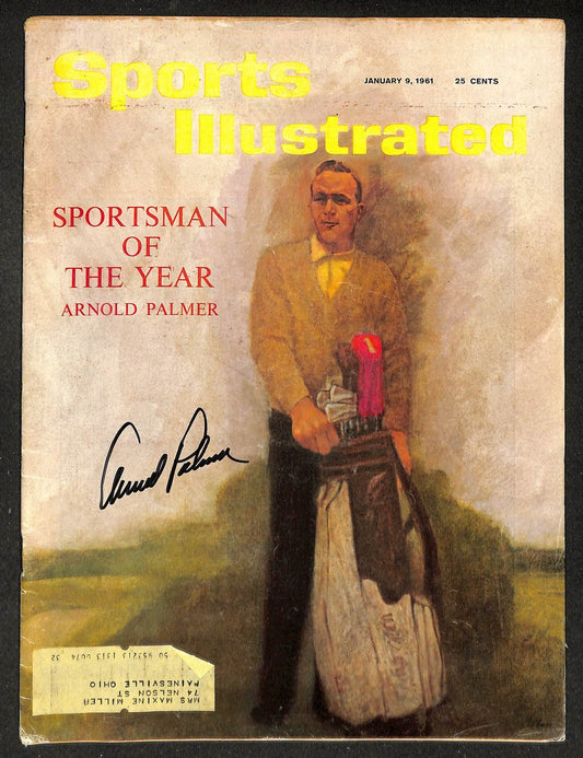 Arnold Palmer Signed/Autographed 1961 Sports Illustrated Magazine JSA 215108