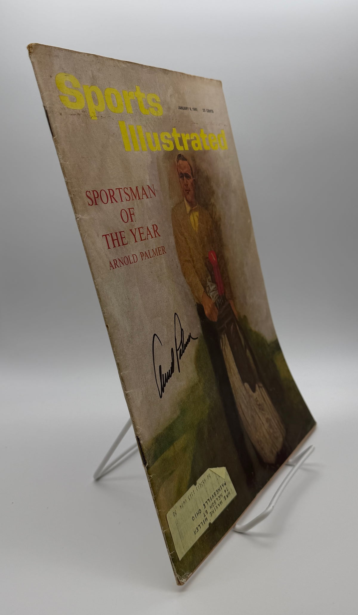 Arnold Palmer Signed/Autographed 1961 Sports Illustrated Magazine JSA 215108