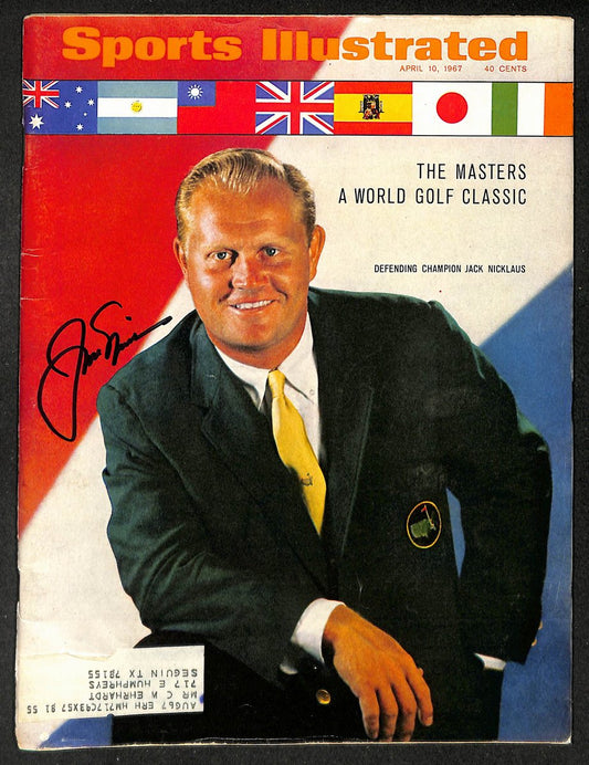 Jack Nicklaus Signed/Autographed 1967 Sports Illustrated Magazine JSA 215109