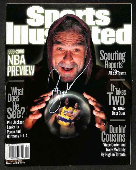 Phil Jackson HOF Signed/Autographed 1999 Sports Illustrated No Label JSA 215120