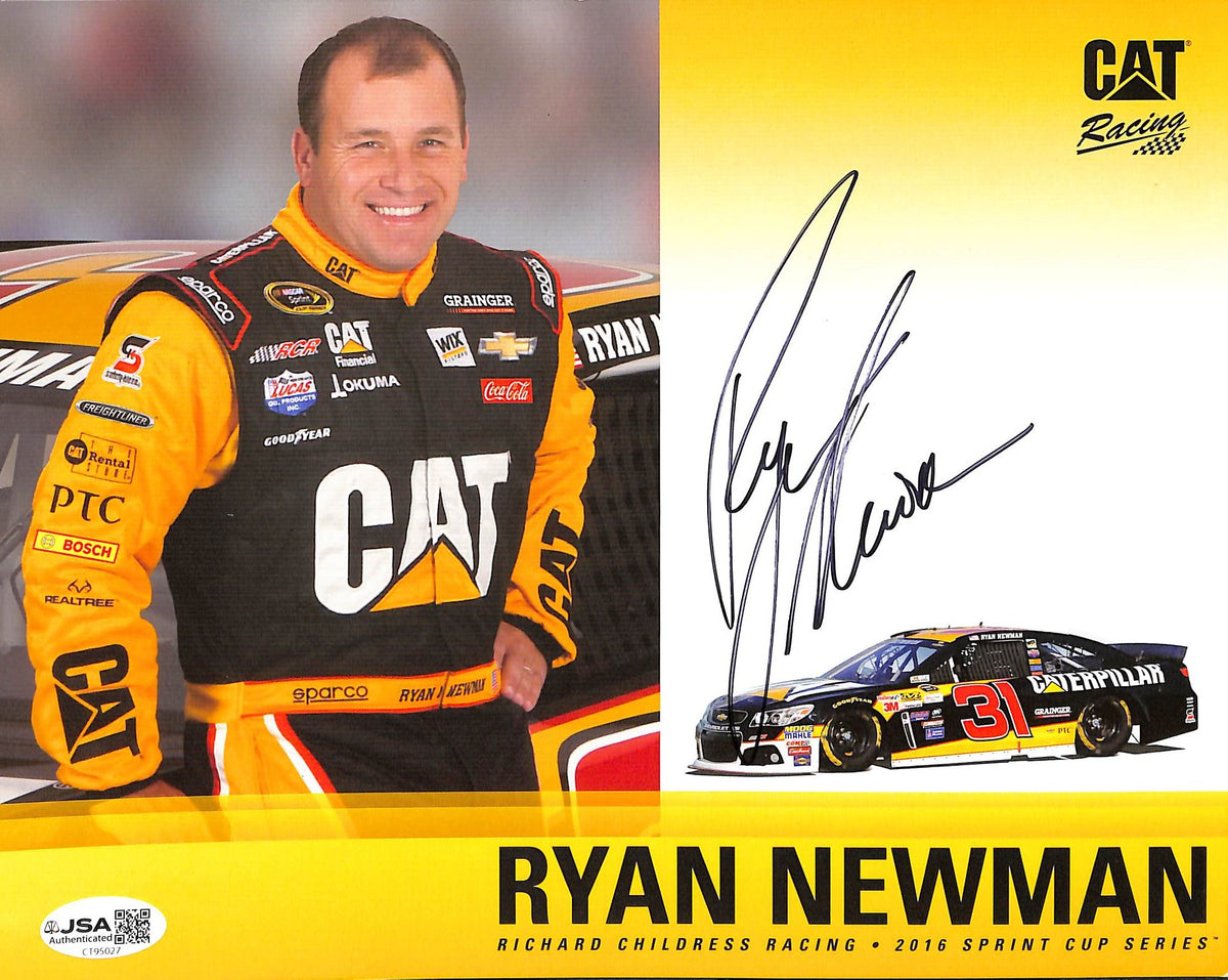 Ryan Newman Signed/Autographed 8x10 Photo NASCAR JSA 215201