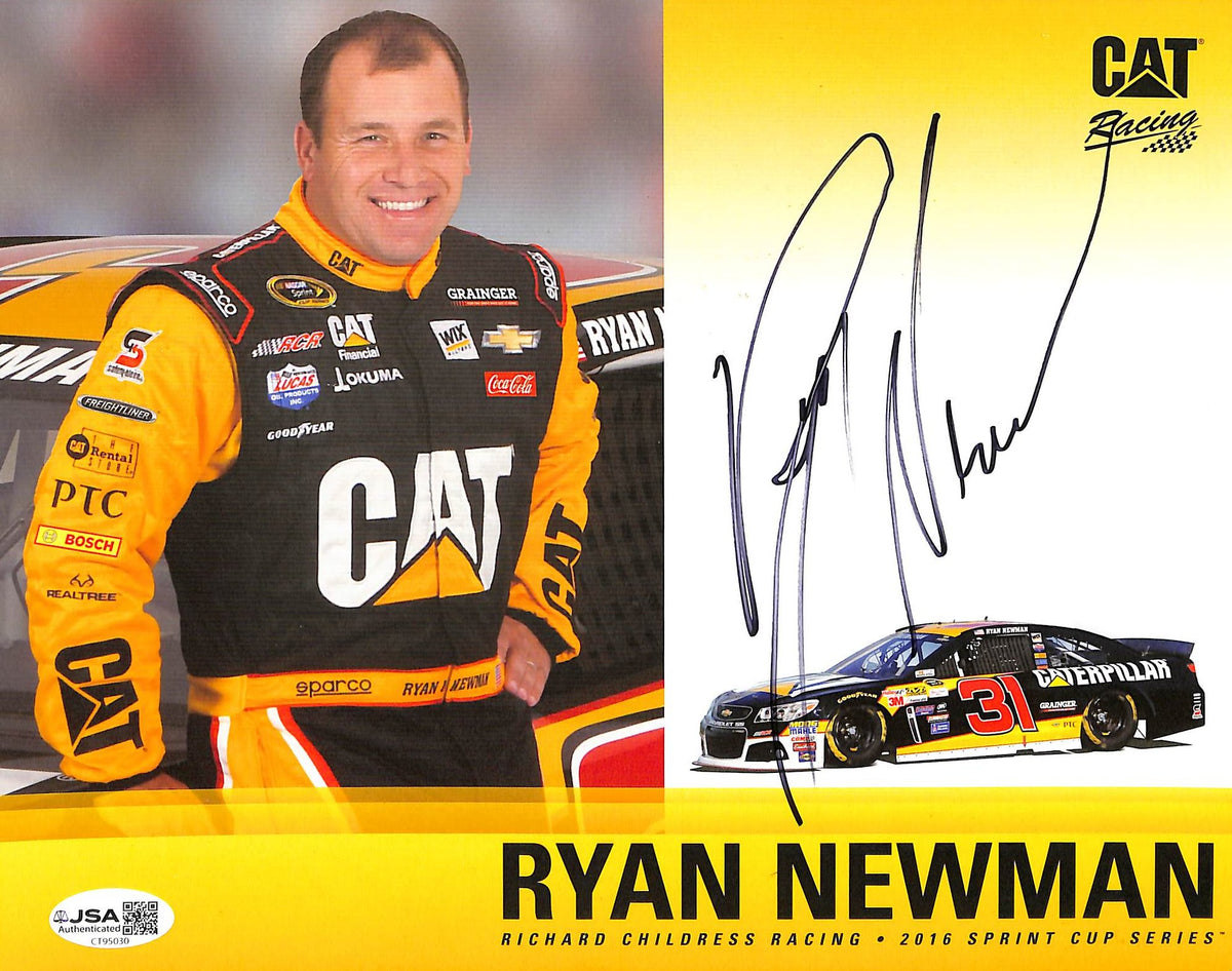 Ryan Newman Signed/Autographed 8x10 Photo NASCAR JSA 215203