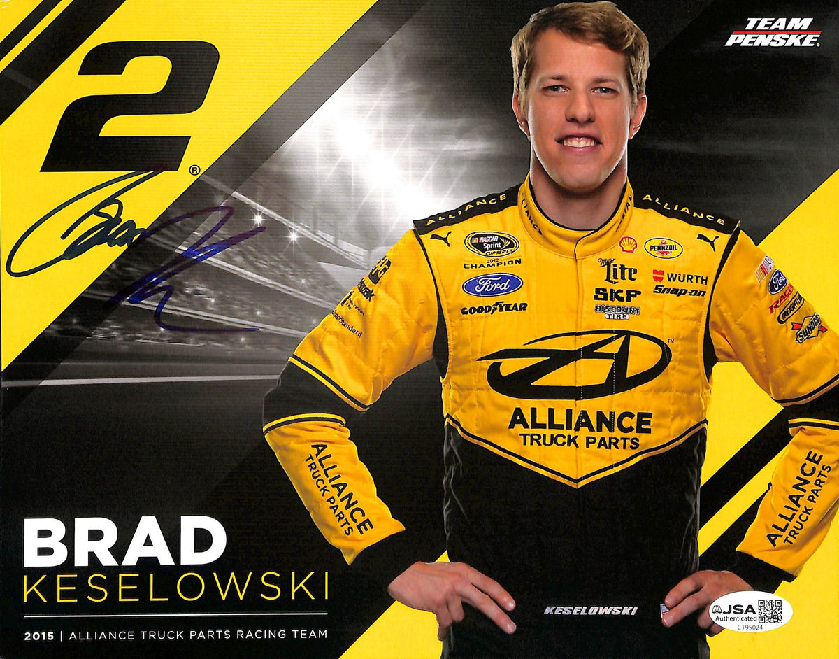 Brad Keselowski Signed/Autographed 8x10 Photo NASCAR JSA 215206