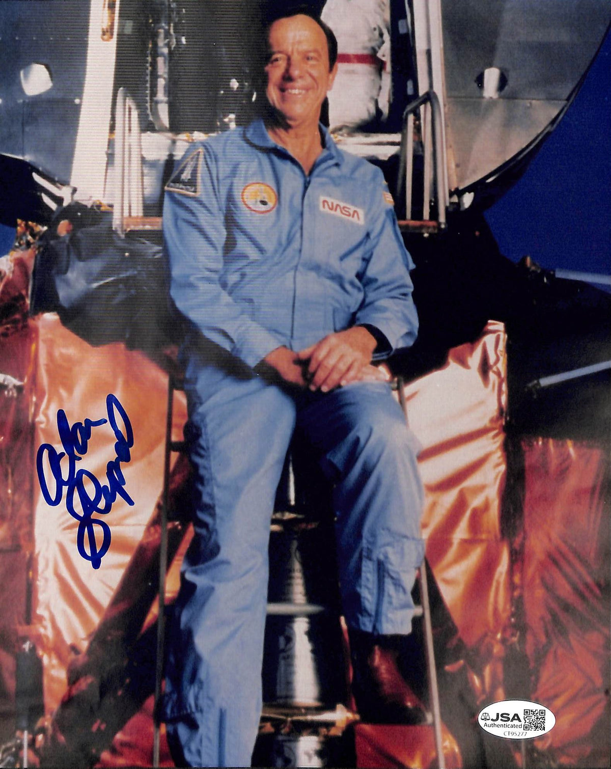 Alan Shepard Signed/Autographed 8x10 Photo NASA JSA 215233