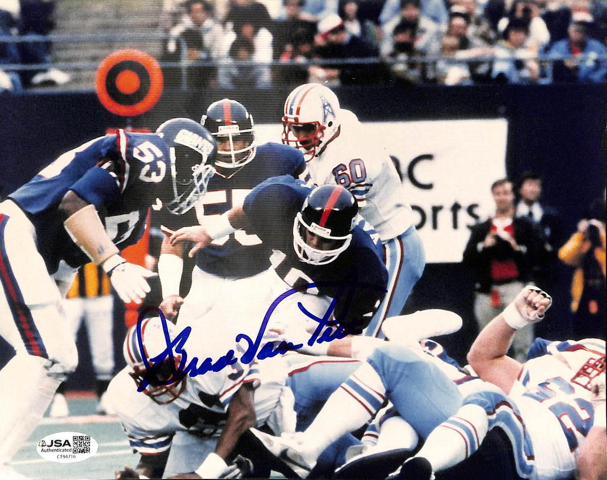 Brad Van Pelt Signed/Autographed 8x10 Photo Giants JSA 215244
