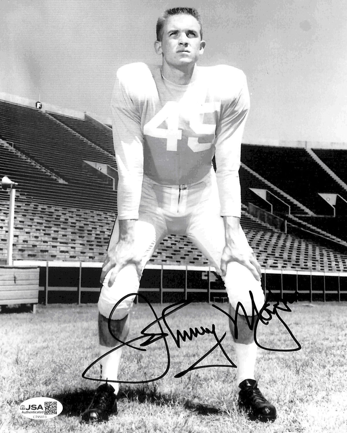 Johnny Majors Signed/Autographed 8x10 Photo Tennessee JSA 215248