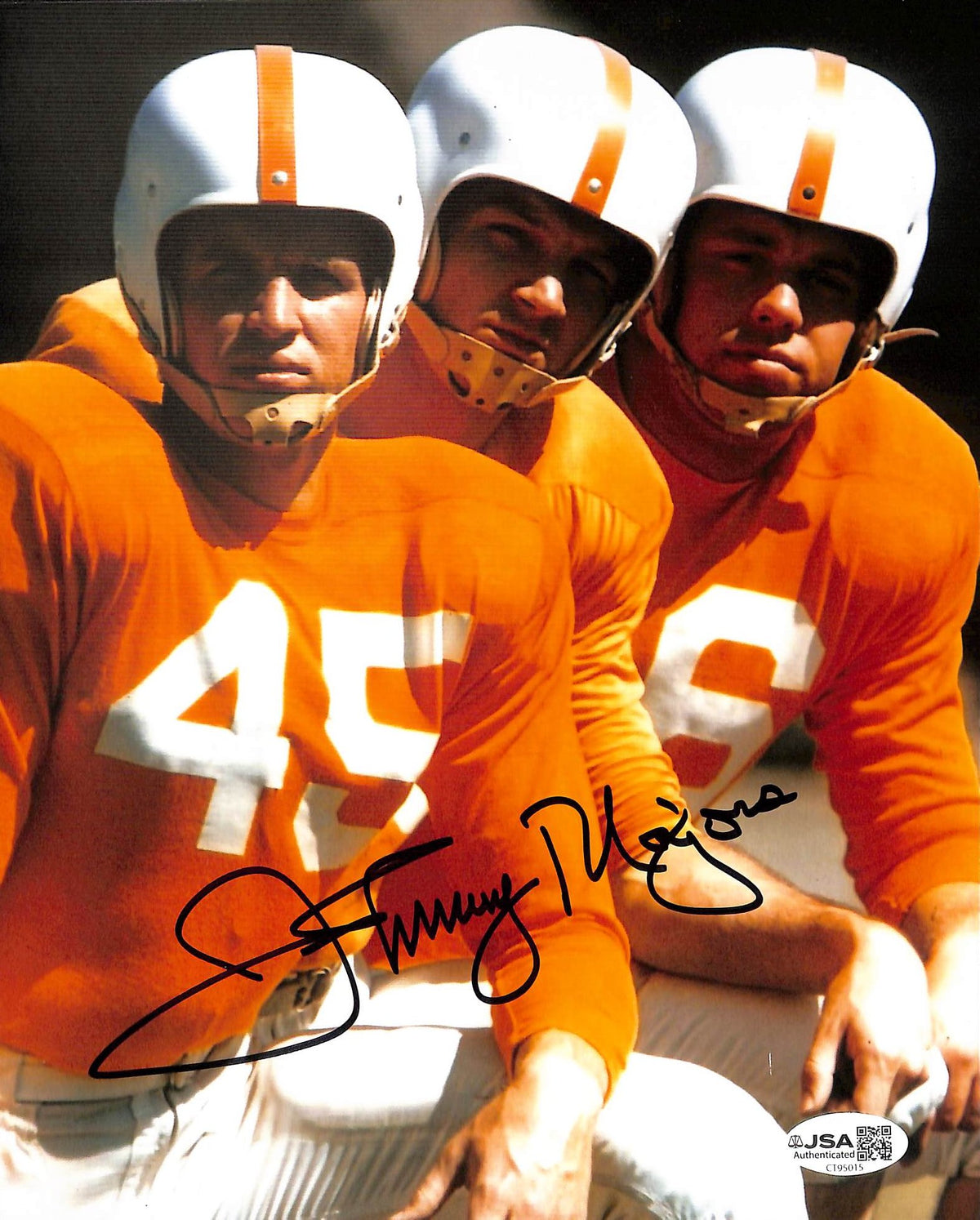 Johnny Majors Signed/Autographed 8x10 Photo Tennessee JSA 215250