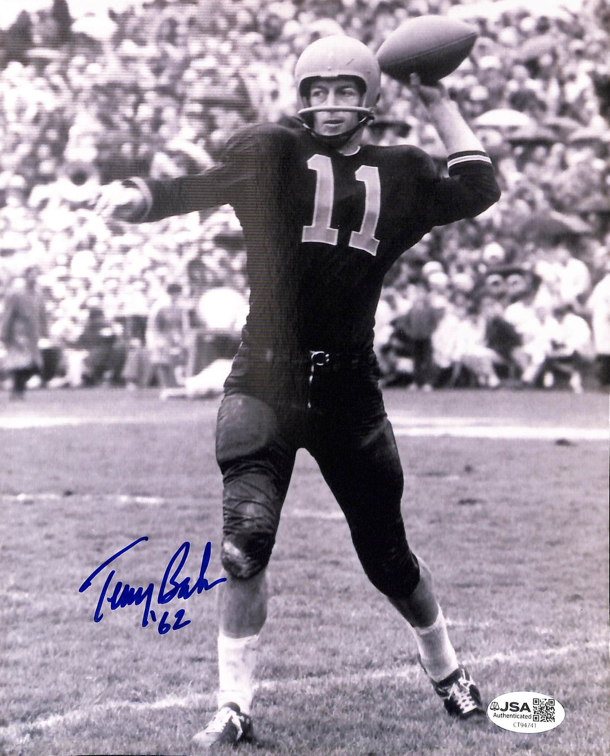 Terry Baker Signed/Autographed 8x10 Photo Heisman Oregon St JSA 215264