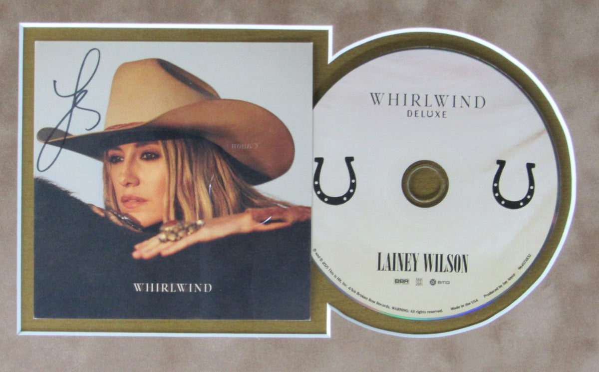 Lainey Wilson Singer Autographed CD Photo Collage Framed PSA/DNA 211421