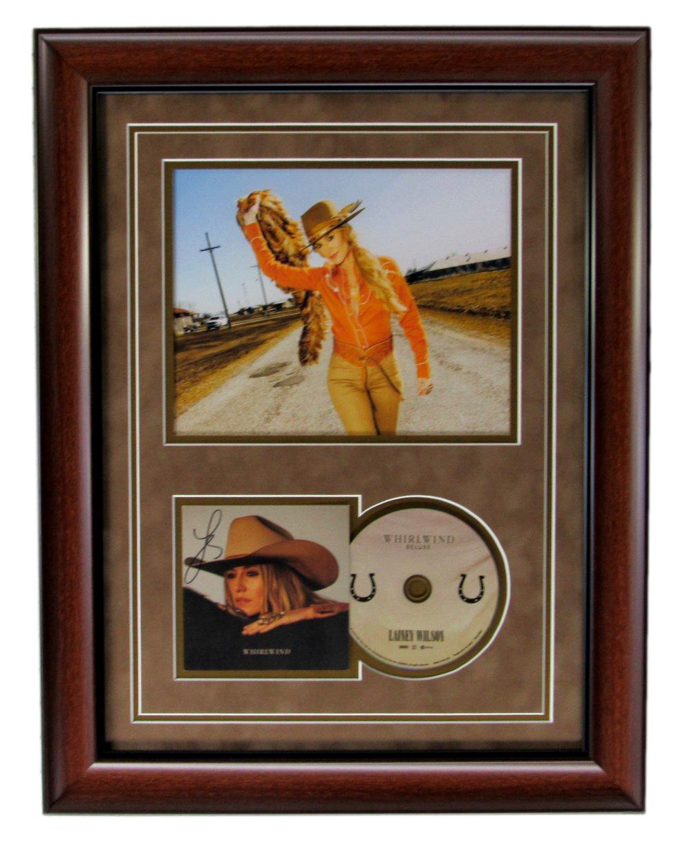 Lainey Wilson Singer Autographed CD Photo Collage Framed PSA/DNA 211421