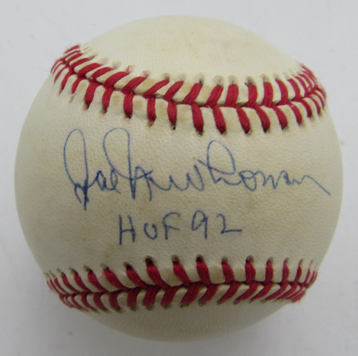 Hal Newhouser HOF Single Signed/Inscribed OAL Baseball Detroit Tigers JSA 215289