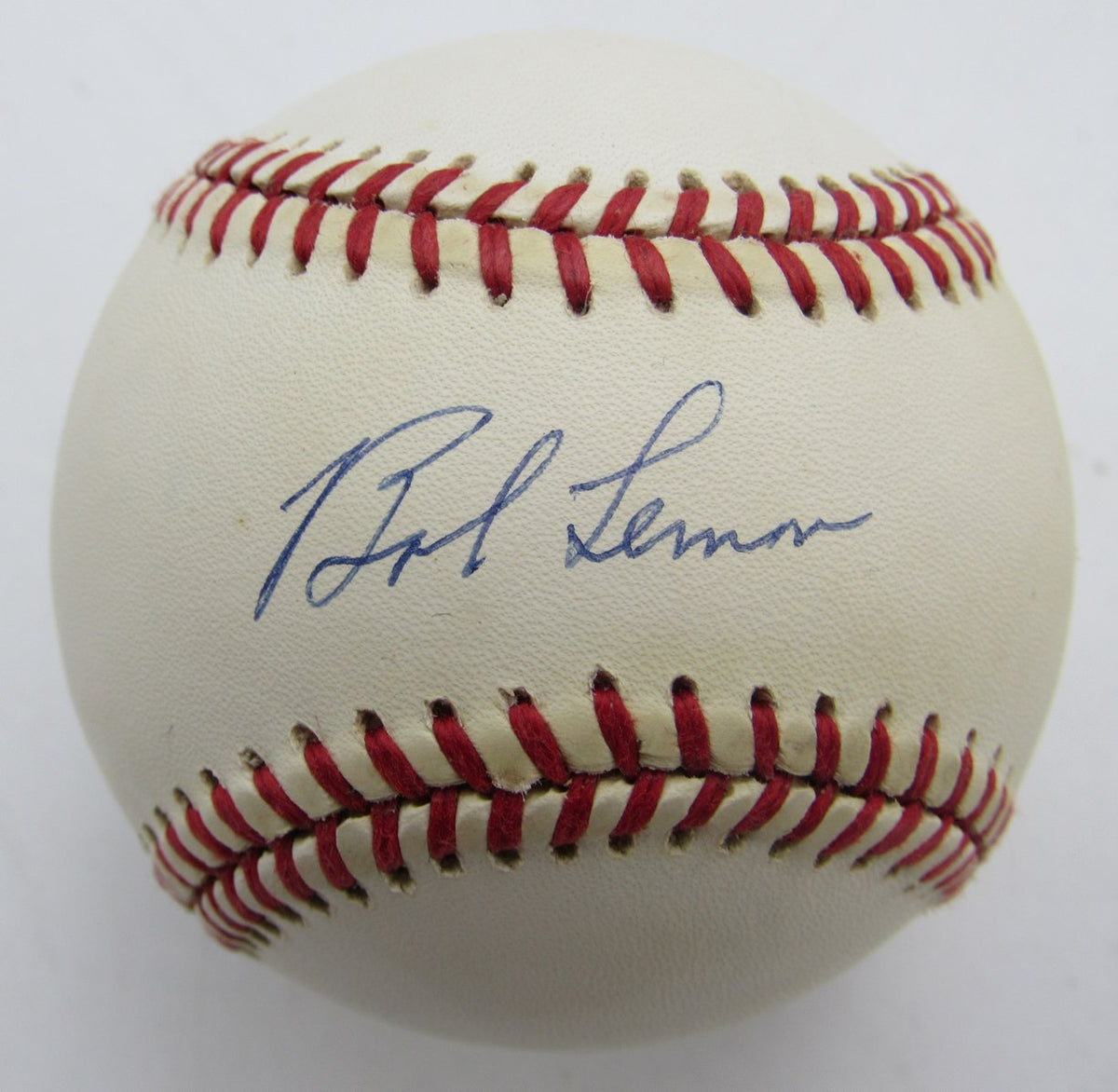 Bob Lemon HOF Single Signed/Autographed OAL Baseball Indians JSA 215291
